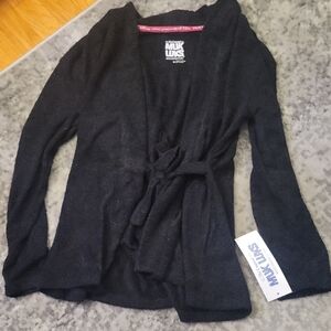 Muk Luks Women's Elegant Black Cardigan